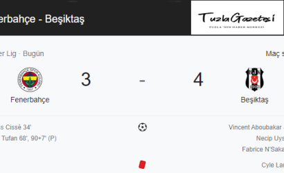 fenerbahçe beşiktaş maç sonucu 29.11.2020