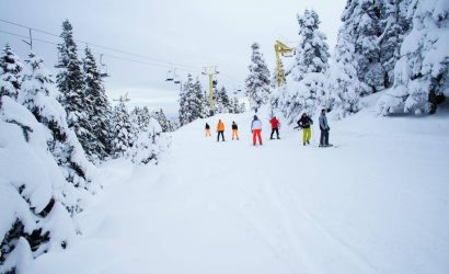 Uludağ’da karla birlikte harika görüntüler ortaya çıktı