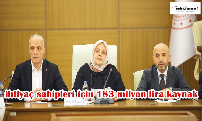 ihtiyaç sahipleri için 183 milyon lira kaynak