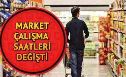 Hafta içi ve hafta sonu marketlerin çalışma saatleri