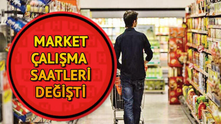 Hafta içi ve hafta sonu marketlerin çalışma saatleri