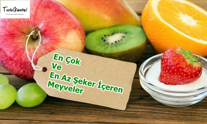 En Çok Ve En Az Şeker İçeren Meyveler