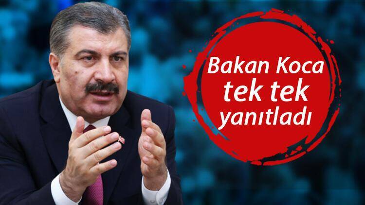 Bakan Koca Kabine Toplantısının ardından soruları yanıtladı