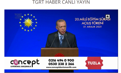 20.Milli Eğitim Şürası Açılış Töreni