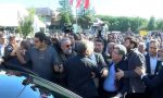 İSKİ tesisi açılışında Dr.Şadi YAZICI' ya protesto tuzla