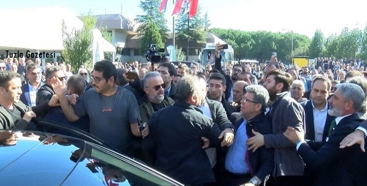 İSKİ tesisi açılışında Dr.Şadi YAZICI’ ya protesto