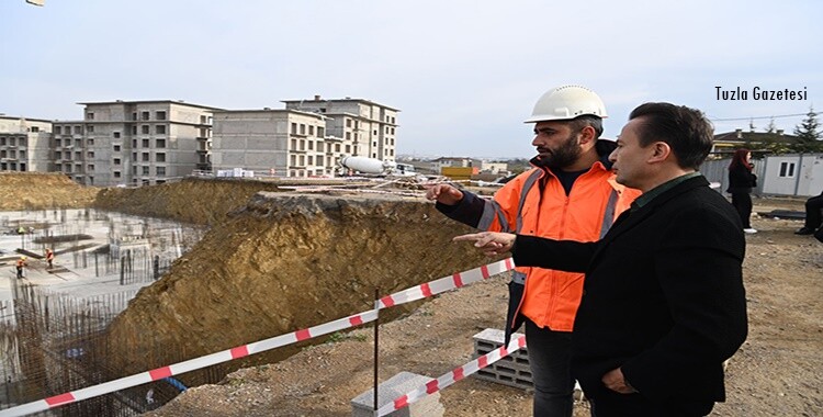 Dr.Şadi Yazıcı Sosyal Konut Proje alanında incelemelerde bulundu