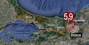 Düzce'nin Gölyaka ilçesinde deprem