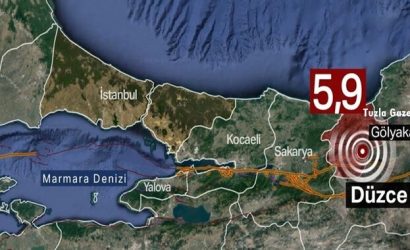 Düzce'nin Gölyaka ilçesinde deprem